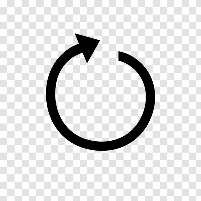 Arrow Symbol Circle Unicode Clip Art - Text - Red Transparent PNG