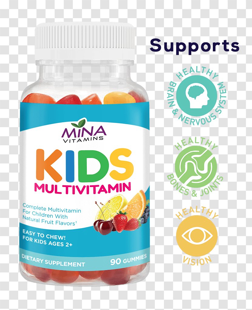 Dietary Supplement Gummi Candy Gummy Bear Multivitamin - Diet - Child Transparent PNG