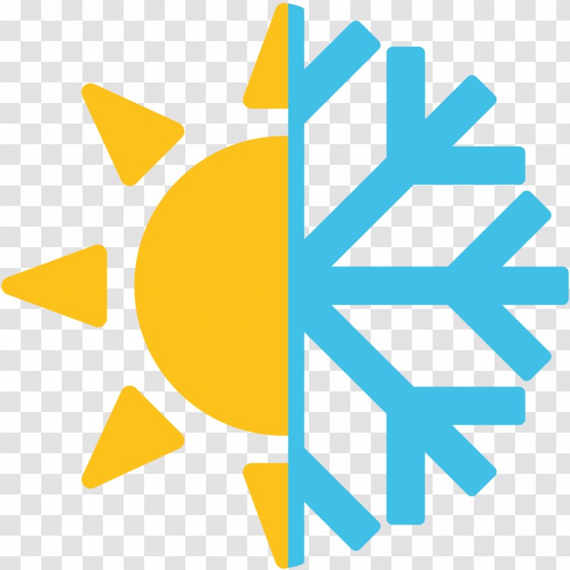 Snowflake Emoji Symbol - Cold Transparent PNG