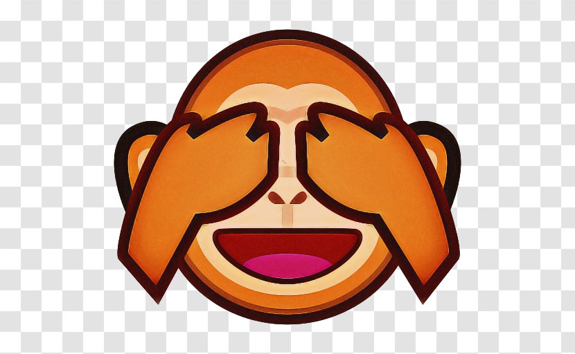 Monkey Emoji - Cartoon - Sticker Headgear Transparent PNG