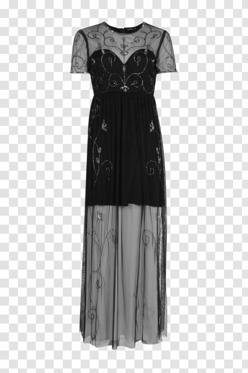 Little Black Dress Gown Sleeve Formal Wear - Day Transparent PNG