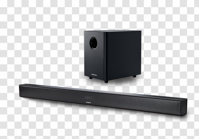 Subwoofer Digital Audio Sound Barre De Son Home Theater Systems - Grundig Gsb 800 Bar 40 Watt Transparent PNG