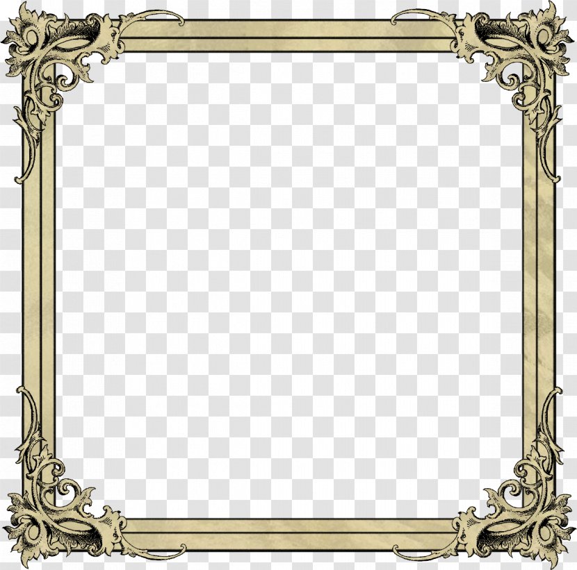 Picture Frames Clip Art - Brass - Empty Frame Transparent PNG