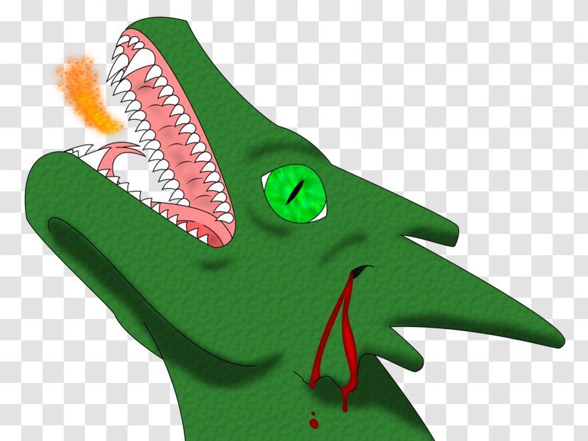 Tyrannosaurus Amphibian Green Cartoon - Organism - Saint Valentine Transparent PNG