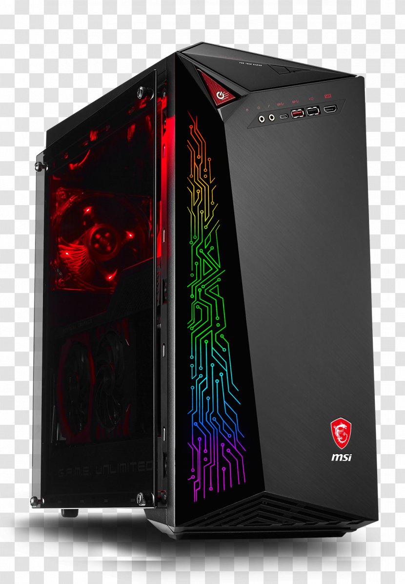 Desktop Computers MSI Infinite 7RB-012EU Computer Gaming - Technology Transparent PNG