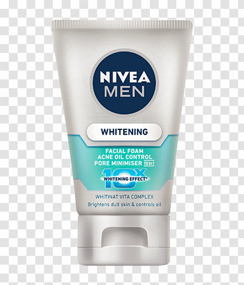 Lotion NIVEA Men Creme Skin Whitening Moisturizer - Oil Control Acne Transparent PNG