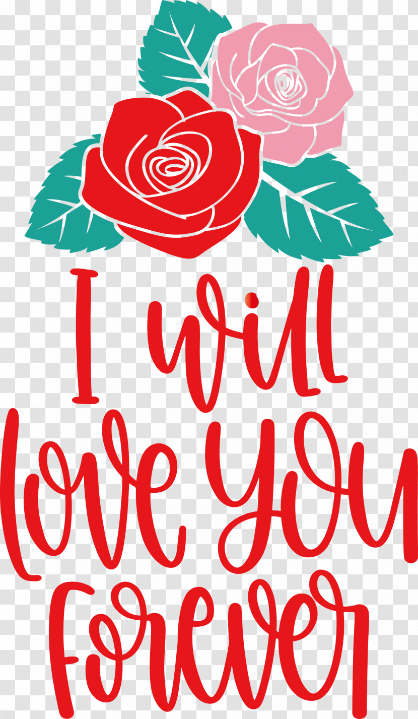 Love You Forever Valentines Day Valentines Day Quote Transparent PNG