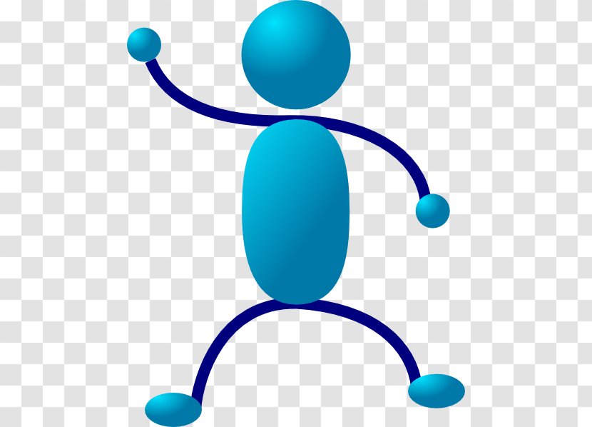 Stick Figure Clip Art - Body Jewelry - Cartoon Person Waving Transparent PNG