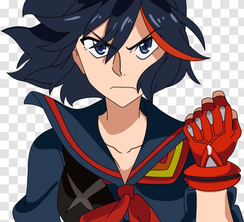 Ryuko Matoi Senketsu Maka Albarn Animated Film - Silhouette - Cartoon Transparent PNG