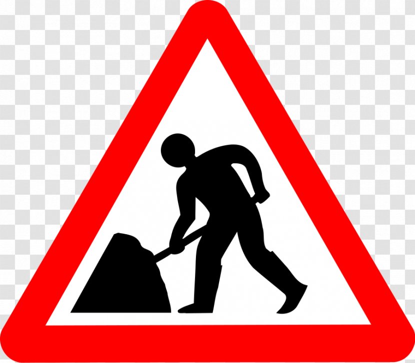 Men At Work Traffic Sign Road - Pixabay - Umbrella Vector Transparent PNG
