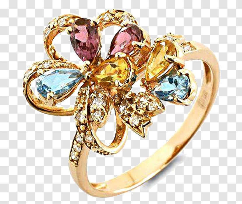 Wedding Ring Jewellery Gold Gemstone - Body Jewelry Transparent PNG