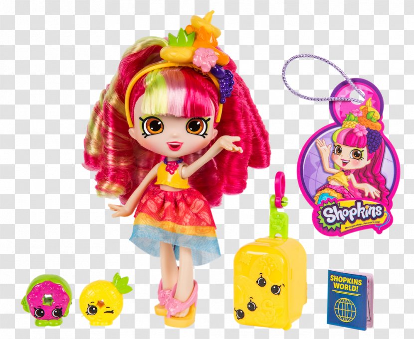 Shopkins Shoppies Bubbleisha Doll Toy Brazil - Hairdressing Vip Card Transparent PNG