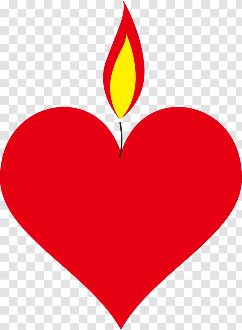 Heart Combustion Flame - Burning Transparent PNG