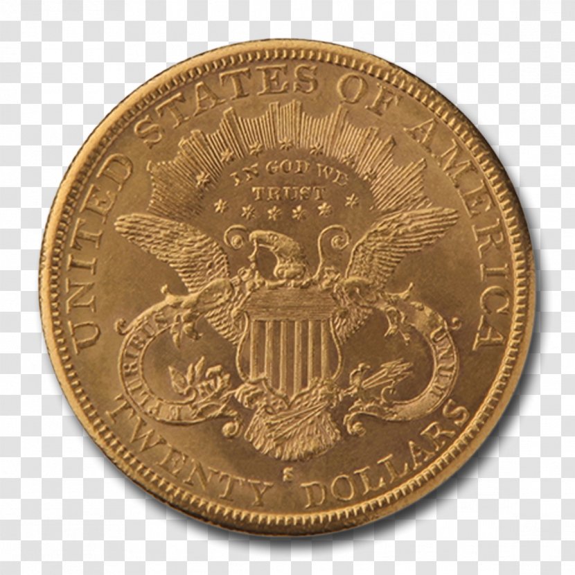 Gold Coin Krugerrand Silver - United States Twentydollar Bill Transparent PNG