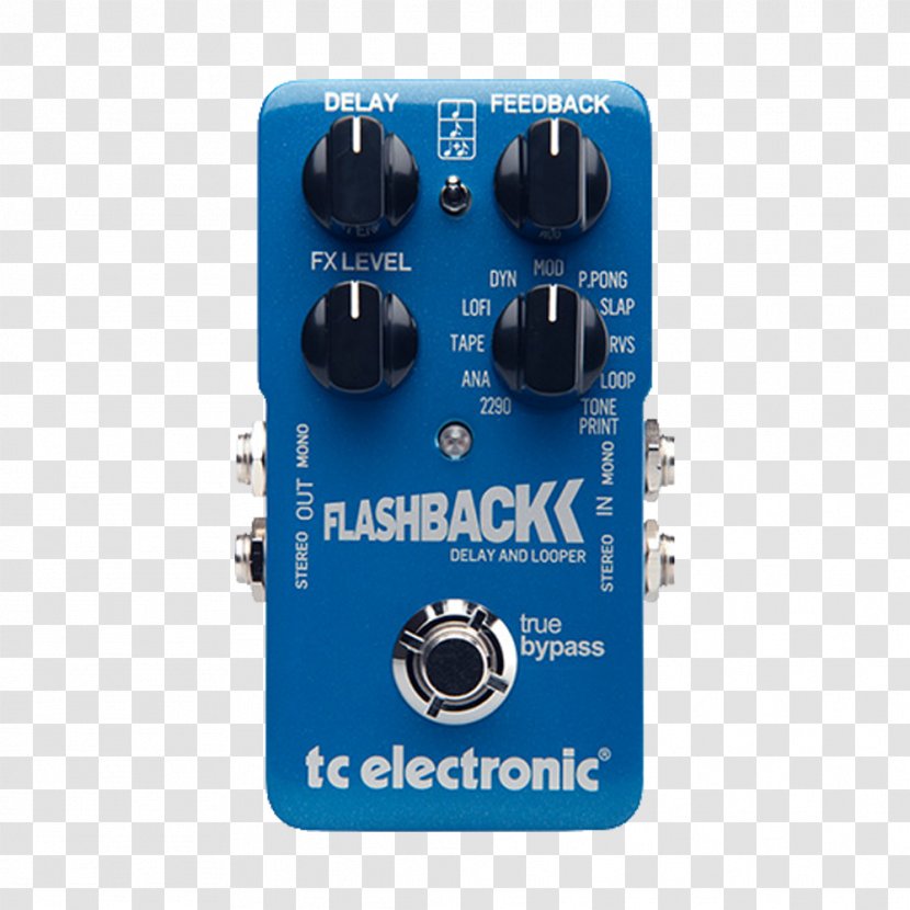 Electronic Component Electronics TC Flashback Delay Musical Instruments - Guitar Transparent PNG