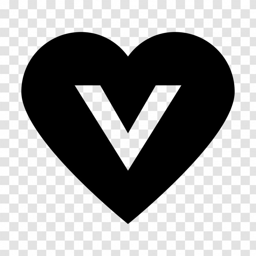 Heart Template Symbol - Watercolor - Vegan Transparent PNG