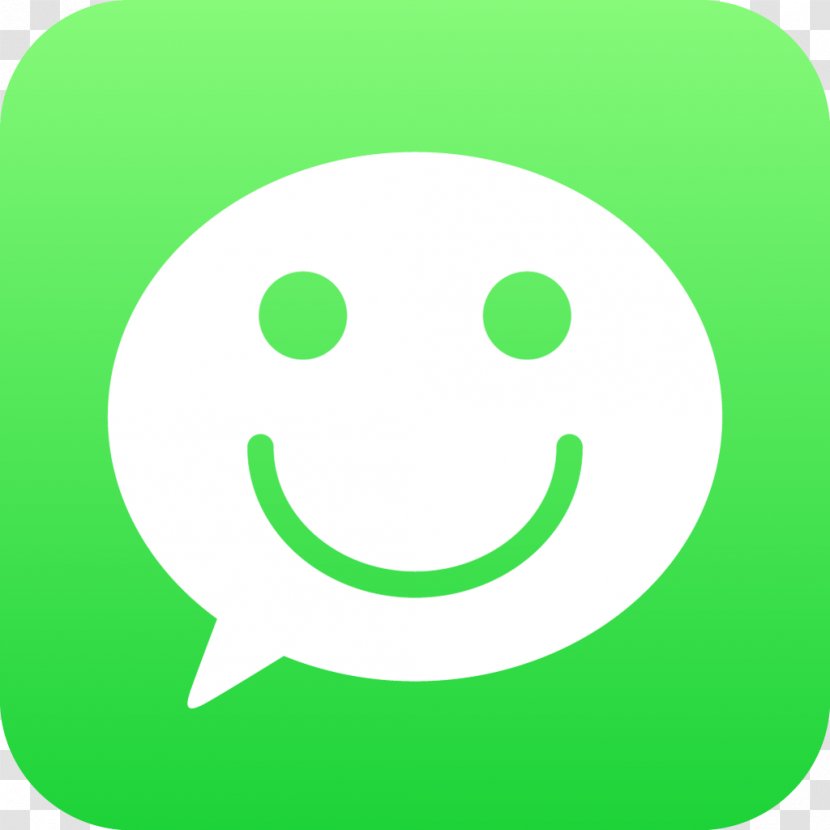 Smiley Green Text Messaging Line Font - Happiness - Qq Transparent PNG