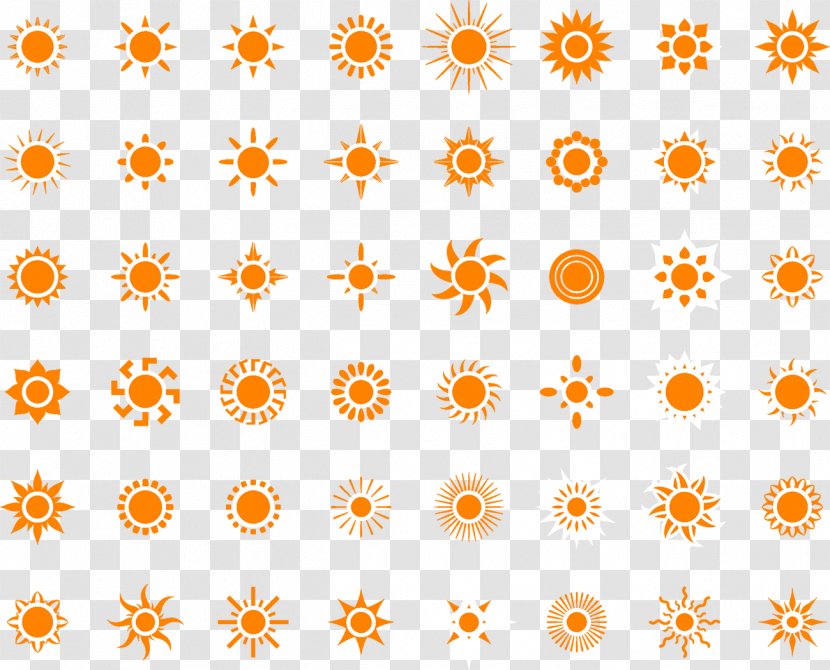 Sun Icon - Watercolor Painting - Weather Forecast Transparent PNG