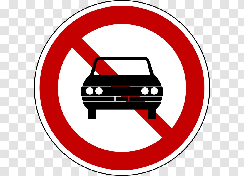 Car Prohibitory Traffic Sign Vehicle - Driving Transparent PNG