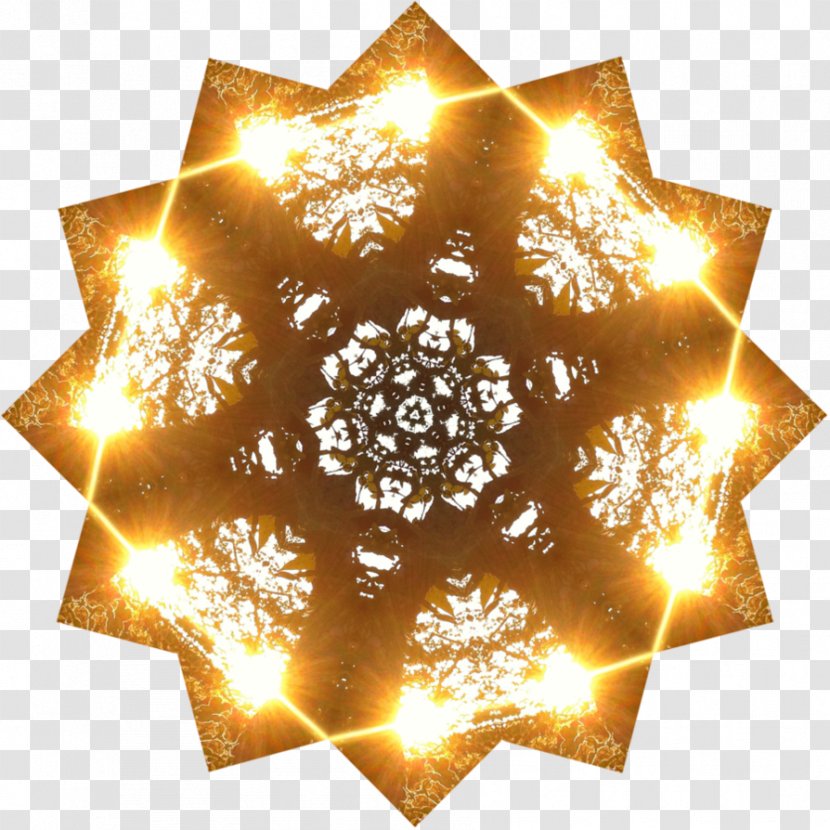 Paper Solar Eclipse Origami Symmetry Kaleidoscope - Christmas Ornament - Creative Fire Transparent PNG