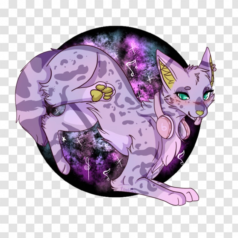 Illustration Cartoon Purple Legendary Creature - Small To Medium Sized Cats - Waking Up Morning Transparent PNG