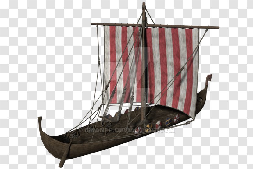 Viking Ships Gokstad Ship Longship - Art Transparent PNG