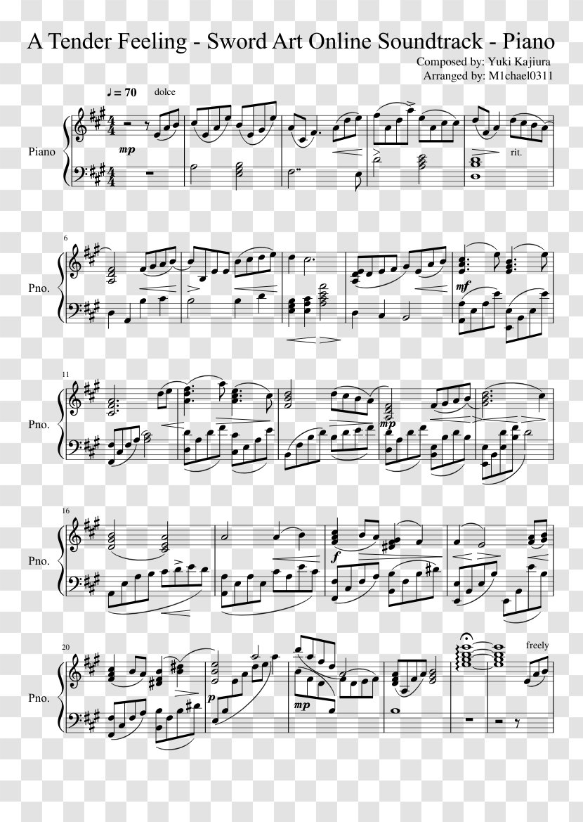 Nocturne In E-flat Major, Op. 9, No. 2 Nocturnes, 9 - Silhouette - Piano Transparent PNG