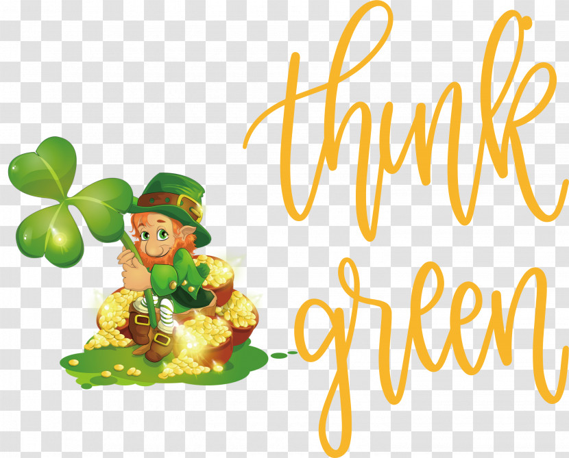 Think Green St Patricks Day Saint Patrick Transparent PNG