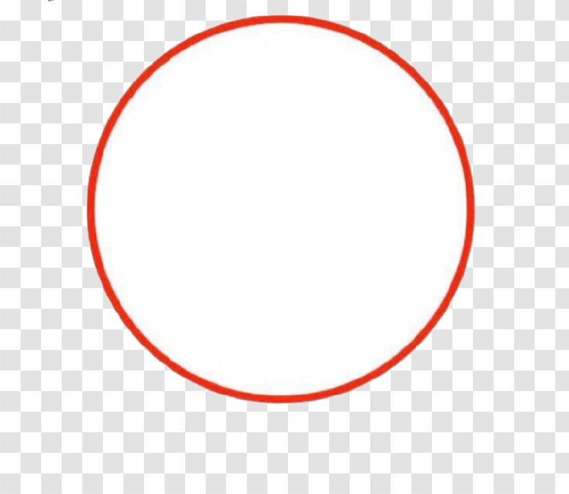 Red Circle - White - Point Transparent PNG