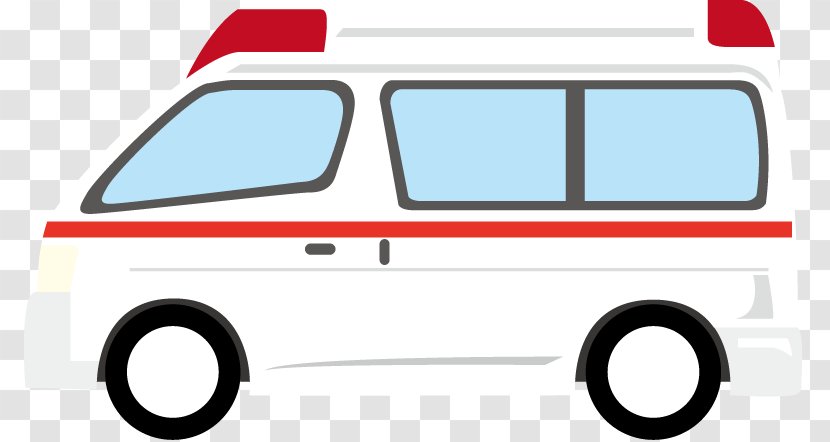Clip Art Car Door Vehicle Nissan Patrol - Van - Ambulance Lights Transparent PNG