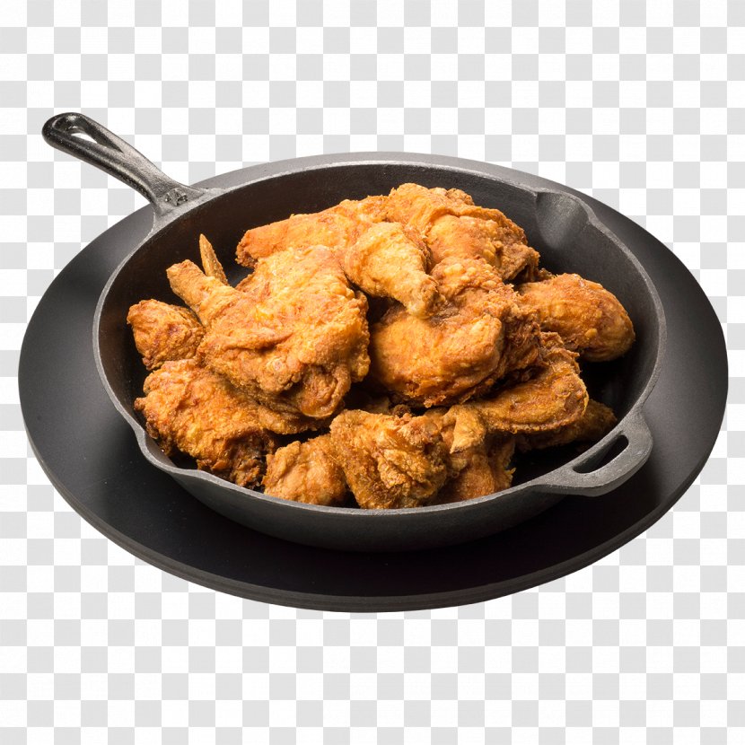 Crispy Fried Chicken Buffet Pizza - Dish Transparent PNG