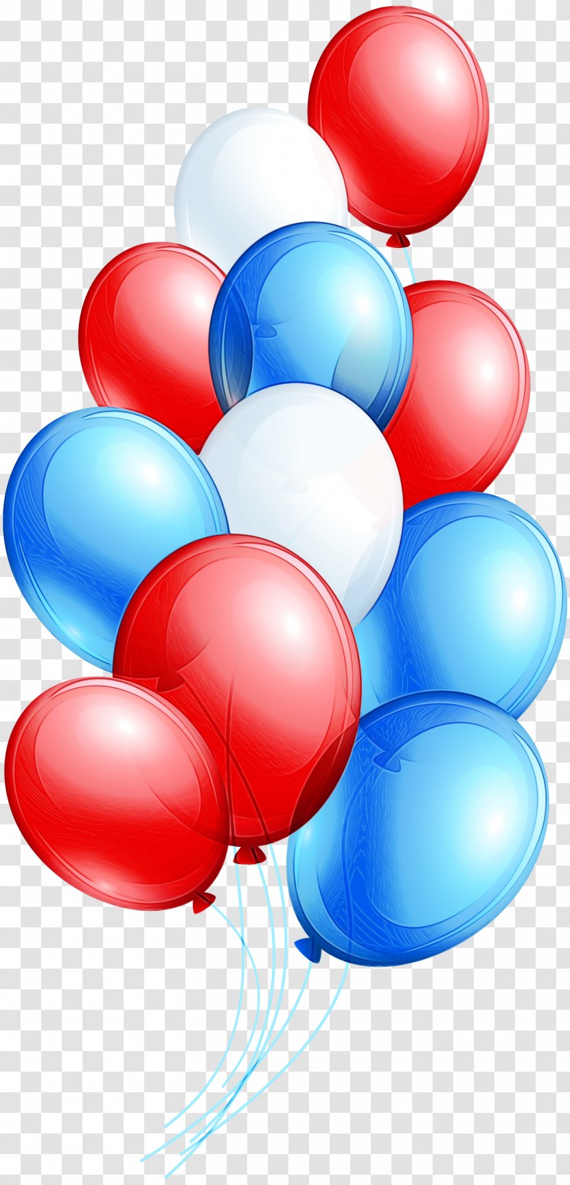 Blue Balloons Clip Art Image - Bunch O Transparent PNG