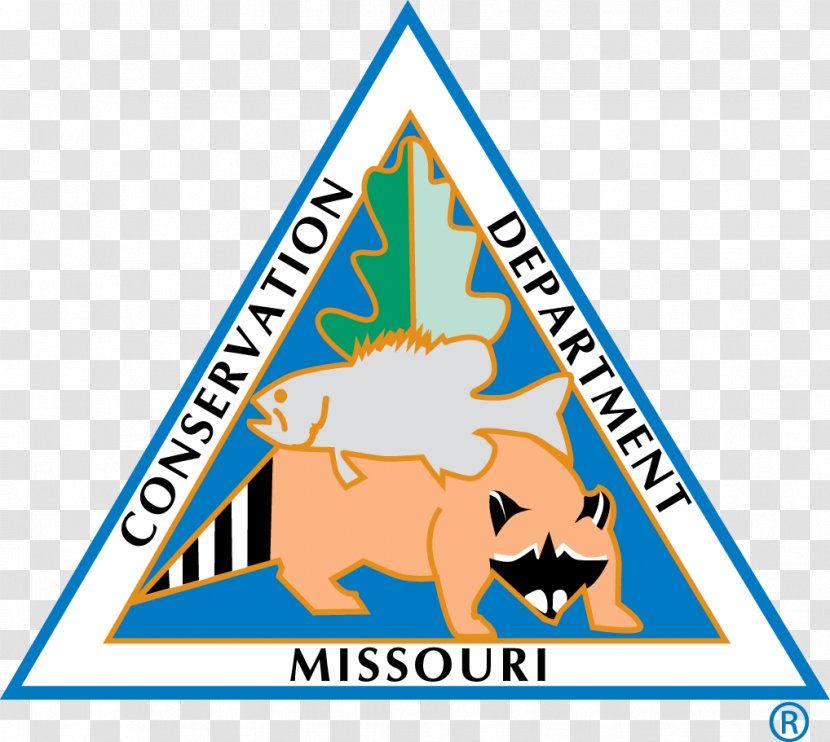 Jefferson City Missouri Department Of Conservation Hunting County - Triangle - Text Transparent PNG