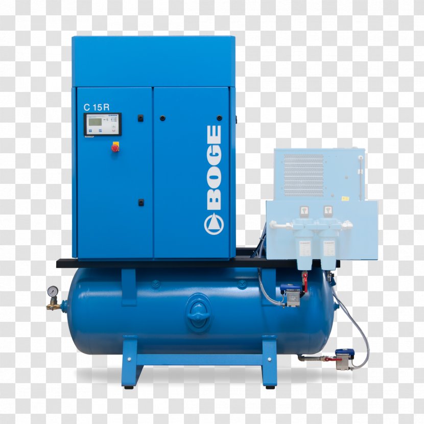 Rotary-screw Compressor BOGE KOMPRESSOREN Otto Boge GmbH & Co. KG Industry - Kompressoren Gmbh Co Kg - Screw Transparent PNG