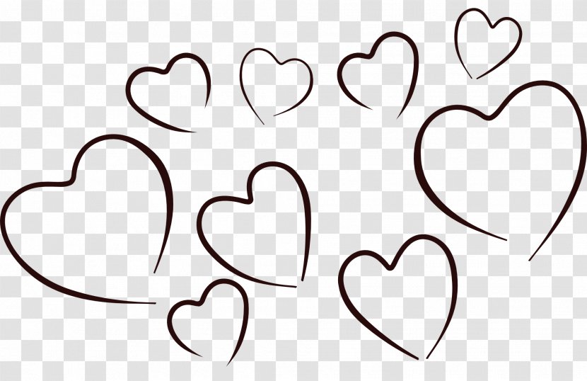 Heart White Black Clip Art - Tree - Hearts Cliparts Transparent PNG