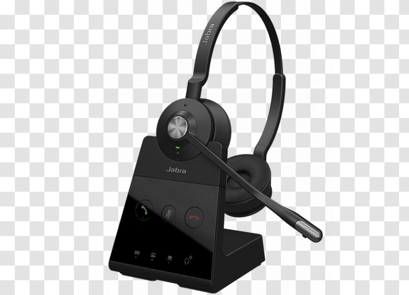 Headset Jabra Engage 75 Stereo Digital Enhanced Cordless Telecommunications Wireless - Audio Equipment - Skype Transparent PNG