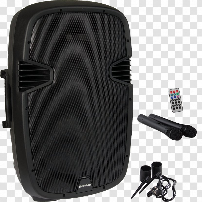 Wireless Microphone Subwoofer Loudspeaker Electric Guitar - Watercolor Transparent PNG