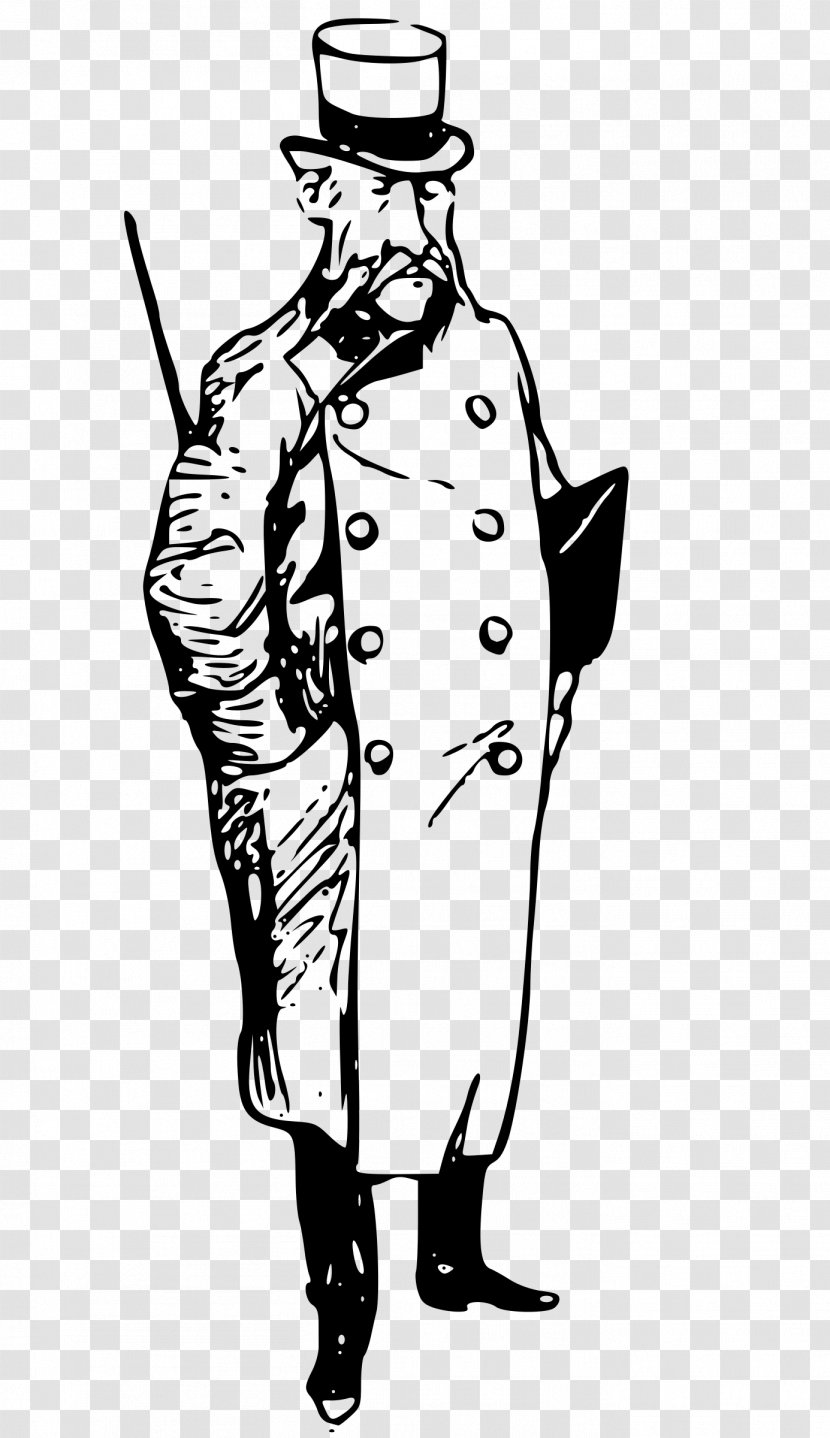 Caricature Silhouette Clip Art - Uniform - English Gentleman Cartoon Transparent PNG