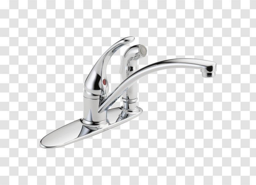 Tap Kitchen Handle Moen Chrome Plating - Bathroom - Water Spray No Buckle Diagram Transparent PNG