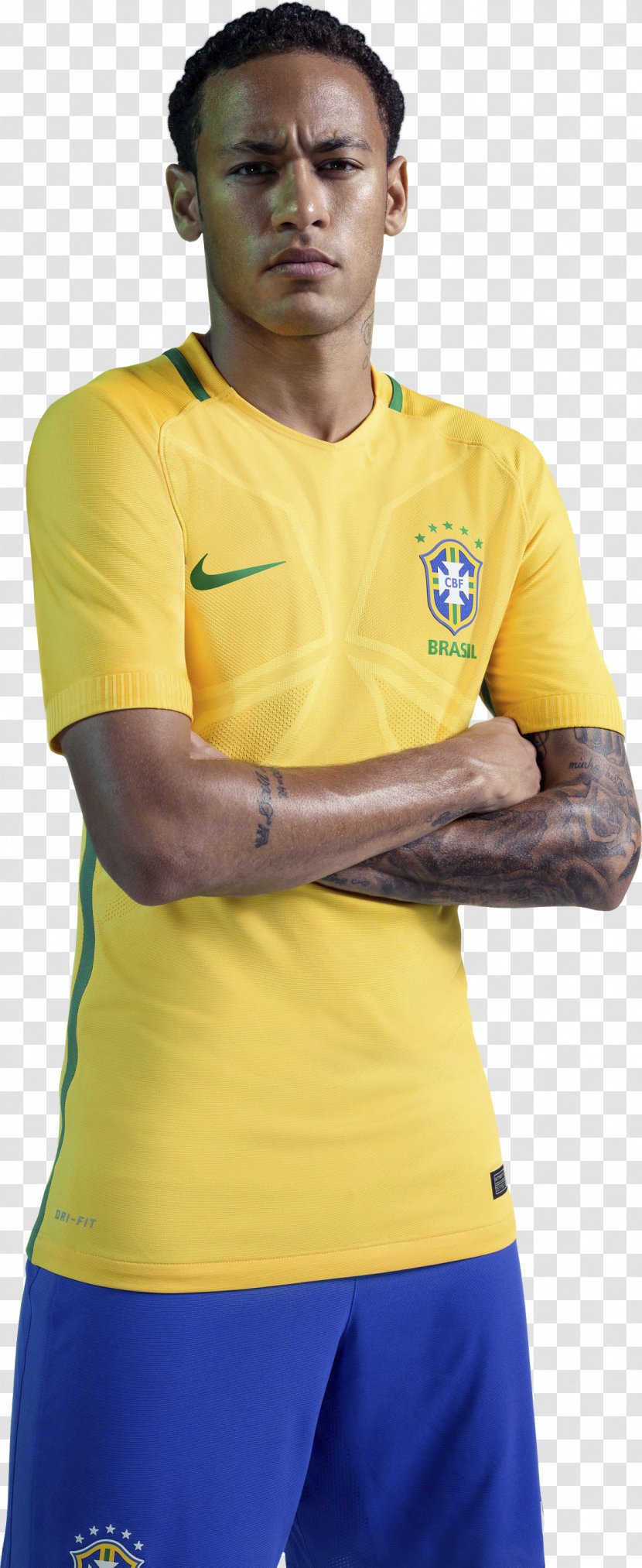 Neymar 2018 World Cup Jersey Brazil National Football Team T-shirt - Tshirt Transparent PNG