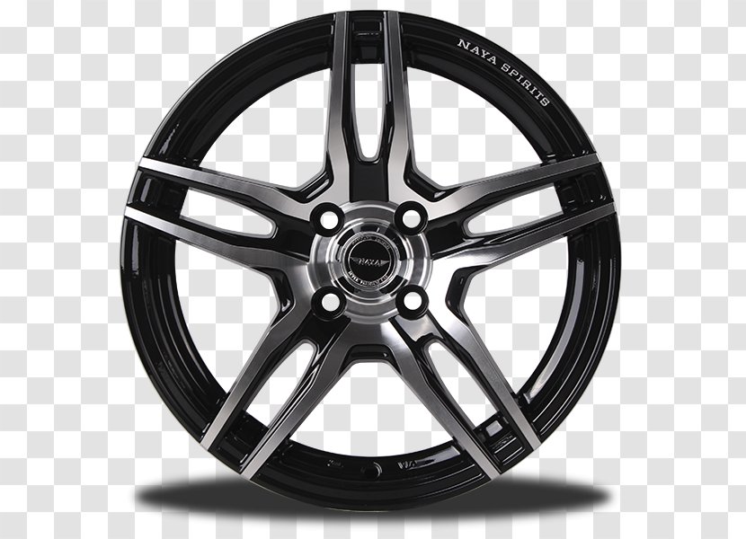 Car Rim Alloy Wheel Tire - Black And White - Liquor Flyer Transparent PNG