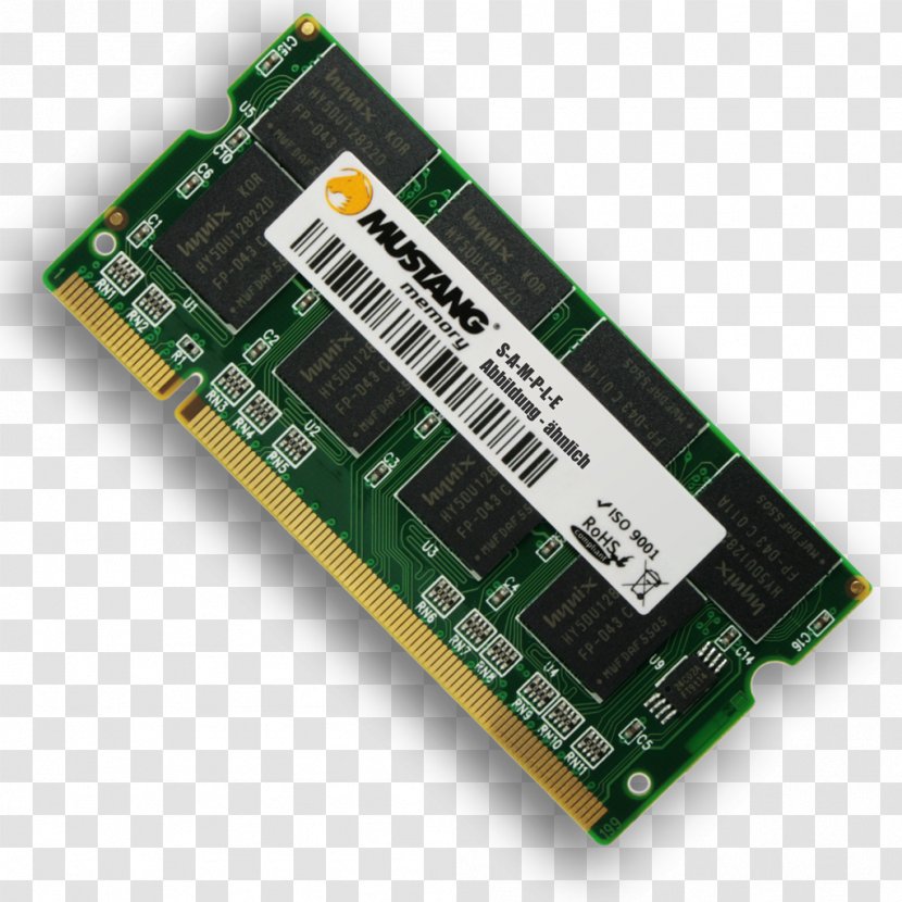 DDR2 SDRAM Graphics Cards & Video Adapters Laptop SO-DIMM - Microcontroller Transparent PNG