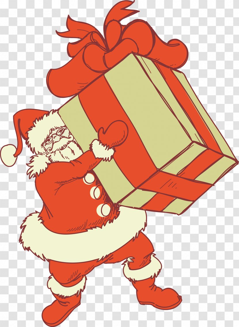 Santa Claus Sticker Christmas - Label - Noel Transparent PNG