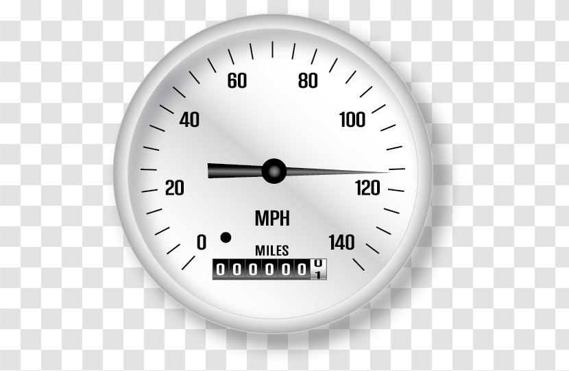 Car Speedometer Clip Art - Tachometer Transparent PNG