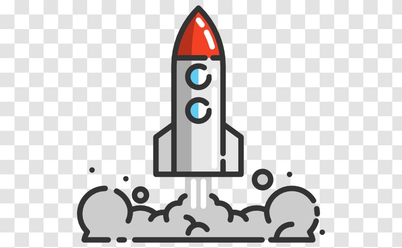 Rocket Launch Spacecraft Icon Transparent PNG