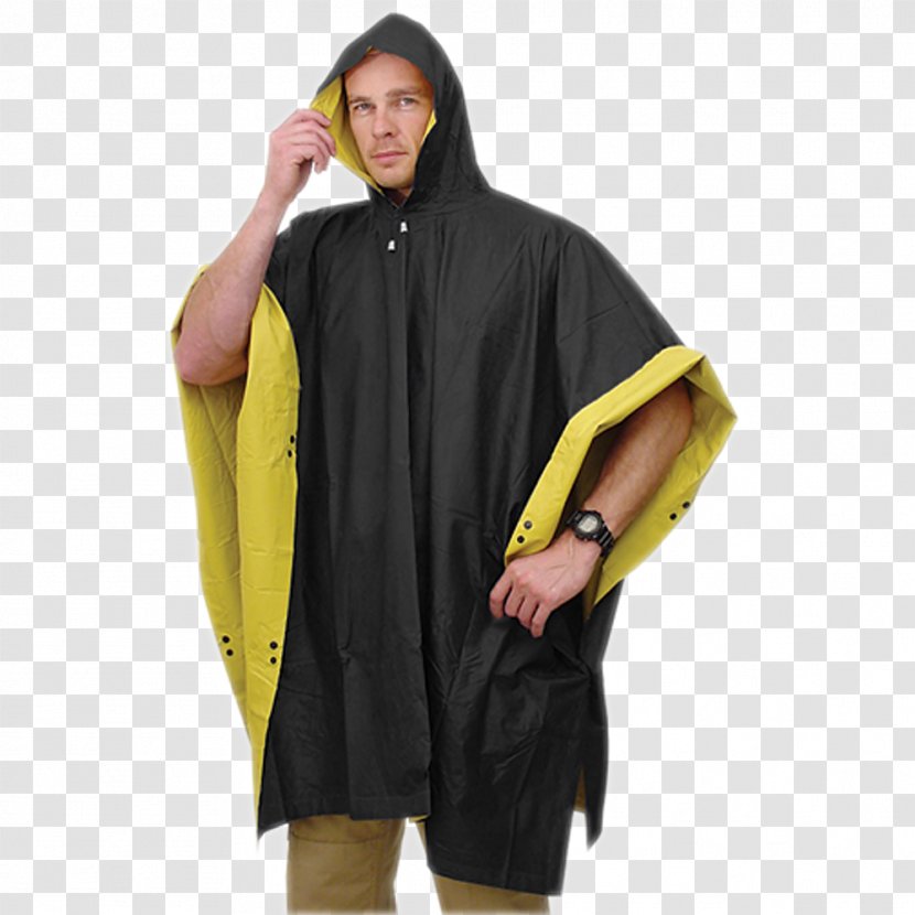 Raincoat Cape Poncho Hood Waterproofing - Natural Rubber - Rain Gear Transparent PNG