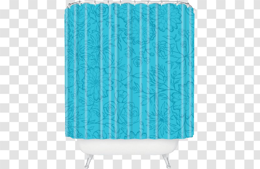 Douchegordijn Curtain Shower House Teal - Deny Designs - Desert Sky Transparent PNG