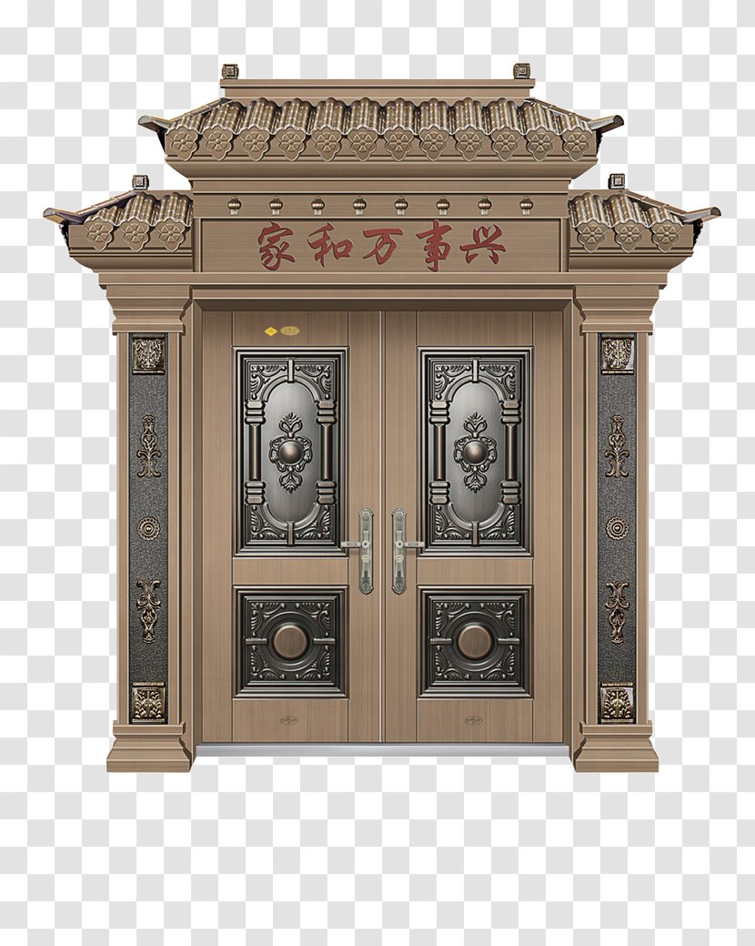 Building Materials Classical Architecture Door Steel Transparent PNG