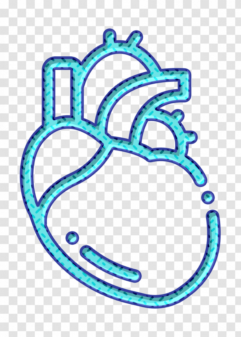Heart Icon Cardiovascular Icon Biology Icon Transparent PNG