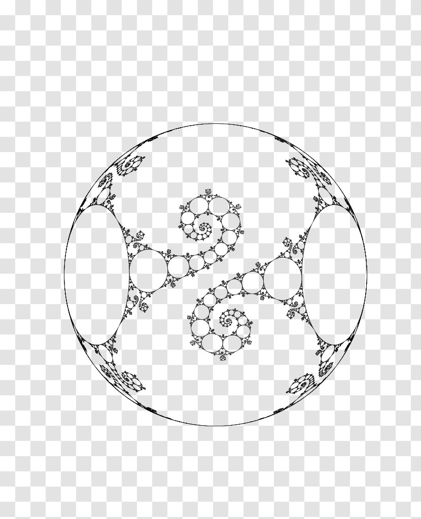 Hyperbolic Geometry Circle Isometry Pattern - Cartoon Transparent PNG
